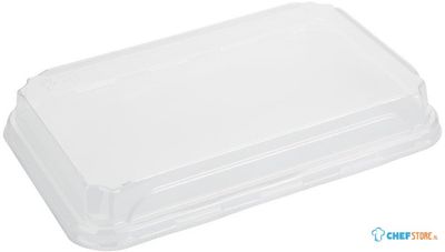 Fiesta Recyclable Fiesta Recycleerbare PET Dekselen voor No. 7 Sushi Schalen (Pak van 300) - HX294