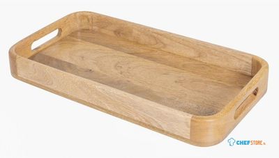 Olympia JA888 Mangohout Rechthoekig Diep Dienblad 430x230mm