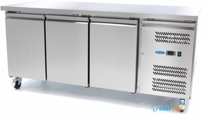 Maxima Koelwerkbank - 465 L - 180 cm - 3 Deuren - 09400405