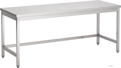 Werktafel | open onderstel | 200cm | RVS | Combisteel | 7812.0148 1