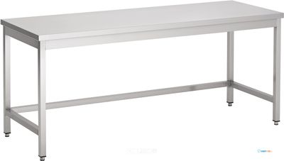 Werktafel | open onderstel | 130cm | RVS | Combisteel | 7812.0157 1
