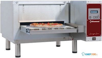 Diamond Elektrische tunnel-oven Geforceerd, breedte 400mm | FTEV40/57-CB-230/1- 1