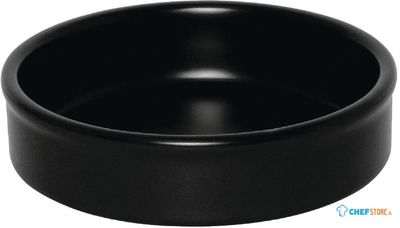 Stapelbaar schaaltje | mat zwart | 102x20mm | Olympia Tapas | DK832