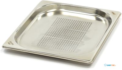 Maxima Gastronorm Bak - 1/2 GN - 2 cm Diep - RVS - Geperforeerd - 09367609
