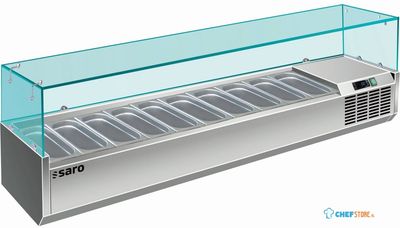 SARO Opzet Koelvitrine 1/4 GN Model VRX 2000/330
