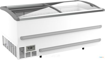 Supermarkt Vrieskist Wit 1880, Combisteel 7072.0045 1