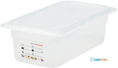 Cambro JN509 Safetrak IML polypropyleen voedselbak GN 1/3 100mm