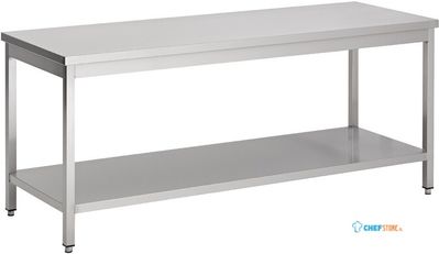 Werktafel | Bodemschap | 110cm breed | RVS | Combisteel | 7812.0043 1