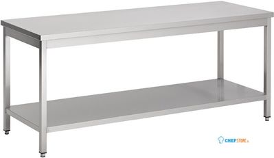 Werktafel | Bodemschap | 160cm breed | RVS | Combisteel | 7812.0058 1