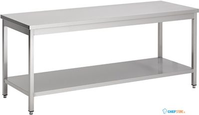 Werktafel | Bodemschap | 130cm breed | RVS | Combisteel | 7812.0067 1