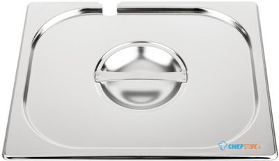 Rvs Deksel Met Lepeluitsparing | Gn1/2 | Vogue | CB171