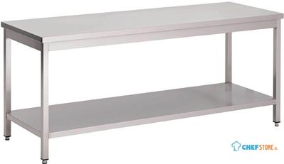 Werktafel | RVS | Onderblad | 160 x 70cm | GN127