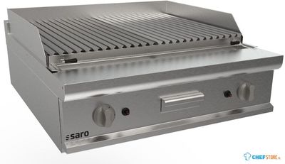 SARO Gas Lavasteen Grill Tafelblad Model LQ / BS2BB
