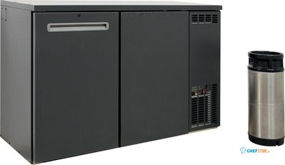 Serrco by TEFCOLD SFK-8E+ Hoogwaardige vatenkoeler, machine rechts
