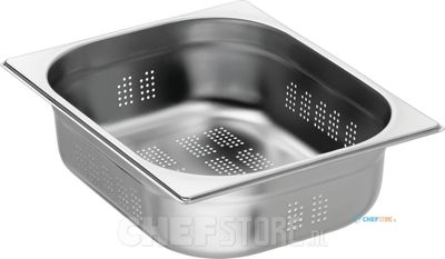 GN-bak | 1/2 GN | 10cm hoog | geperforeerd | Bartscher | A102100 1