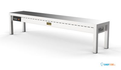 CombiSteel Etagère , Keramisch Verwarmd, Enkel, 2000mm - 7333.0510 1