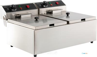 Elektrische Tafelfriteuse 2X6 L | Combisteel | 7455.1008 1