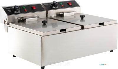 Elektrische Tafelfriteuse 2X6 L | Combisteel | 7455.1008 1