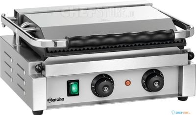 Bartscher Contact-grill "Panini-T" 1GR | A150776 1