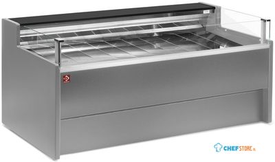 Diamond Gekoelde toonbank met glas Self-service, Geforceerd, , met reserve - GRIJS | VZ25/G8-VR2/SS 1