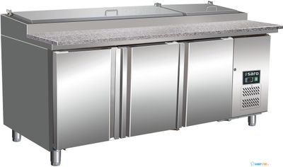 SARO Voorbereidingstafel Werkblad Graniet 1/3 GN Model SH 2000