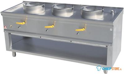 Diamond ASIA1-C3L Wok-fornuis 3 branders