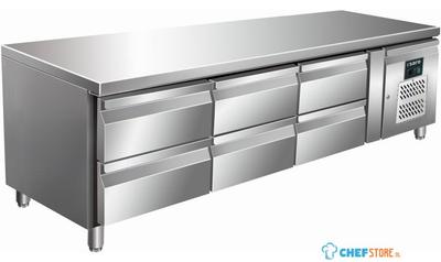 SARO Onderbouw Koelwerkbank 3x2 Laden UGN 3160 TN - 323-3124 1