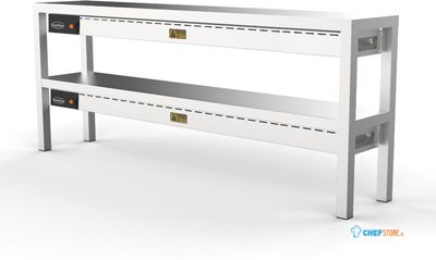 CombiSteel Etagère , Keramisch Verwarmd, Dubbel, 1800mm - 7333.0520 1