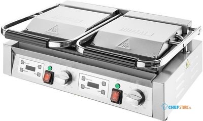 Buffalo Extra Grote Contactgrill Dubbele Vlakke Plaat - CU610