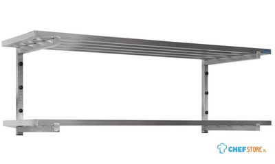 SARO Wandschap met 2 Open Roosters 800mm - 700-4620