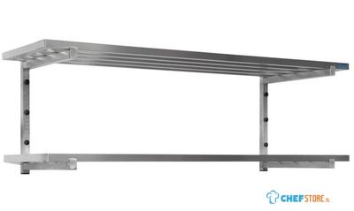 SARO Wandschap met 2 Open Roosters 1000mm - 700-4625