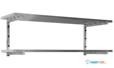 SARO Wandschap met 2 Open Roosters 1200mm - 700-4630