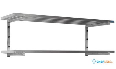 SARO Wandschap met 2 Open Roosters 1600mm - 700-4640