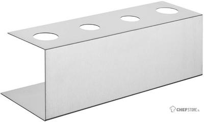 Olympia IJshoorntjeshouder 4 Kegels RVS - 270x97x90mm - HZ237