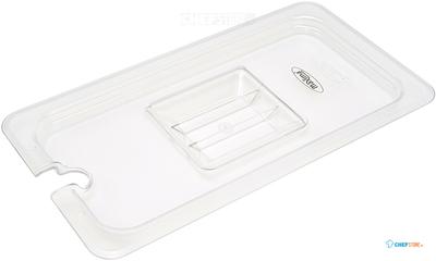 Maxima Gastronorm Deksel - 1/3 GN - Polycarbonaat - met Uitsparing - 09367938