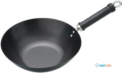 Antikleef wok met platte bodem | 30,5cm | Kitchencraft | K249