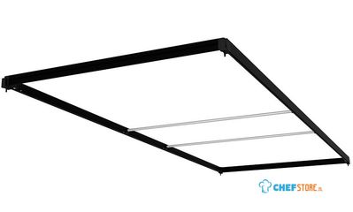 Syna FFWRFBL100X250 FlexFrame Dak 100 x 250 cm Zwart (incl. Extension Set 50 cm)