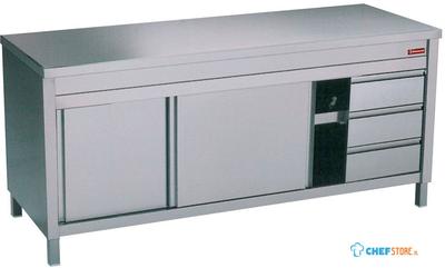 Neutrale Werktafelkasten En 3 Rechts Laden - Diamond TA207CD/U 1