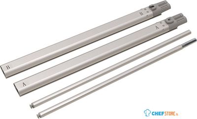 Syna FFW120X200EXT50 FlexFrame Extension Set +50 cm Zilver (Breedte 120 cm)