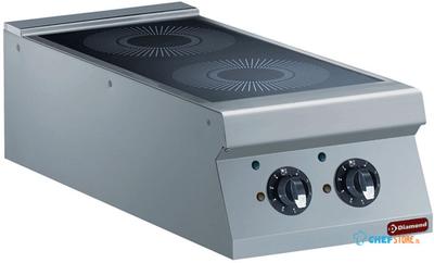Diamond Elektrische inductie fornuis met 2 kookzones -TOP- | E22/2ID4T-230/3--N 1