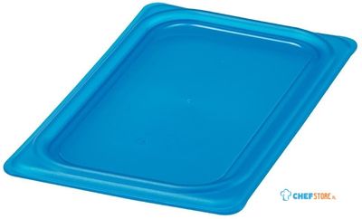 Cambro JN541 Safetrak IML polypropyleen afsluitdeksel blauw GN 1/4
