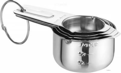 Maatbekers Set van 4 Stuks. HENDI 135x80x(H)45mm - 596494 1