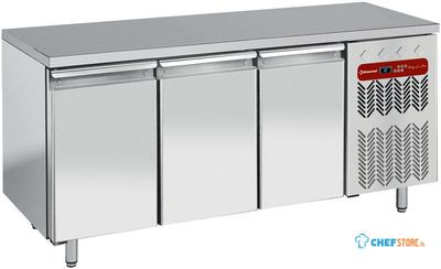 Diamond Koelwerkbank, Geforceerd, 3 deuren EN 600x400 - TP3N/H-R2 1