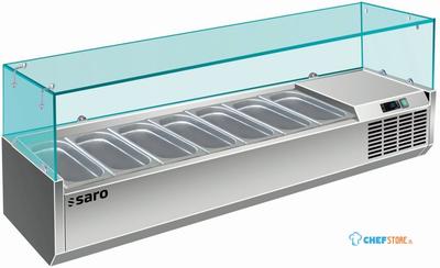 SARO Opzet Koelvitrine 1/4 GN Model VRX 1500/330 1