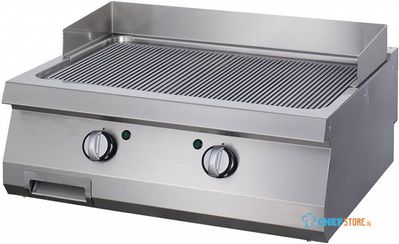 Maxima Heavy Duty Grillplaat - Gegroefd - Dubbel - 70 cm Diep - Gas - 09396010