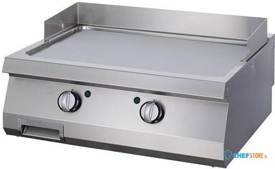 Maxima Heavy Duty Grillplaat - Glad Chroom - Dubbel - 70 cm Diep - Elektrisch - 09395050