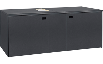 2-Deurs Fustenkoeling Voor Opslag Geschikt Voor 10x 50l of X 30l Fusten, Excl. Koelunit., Gamko FK/10 1