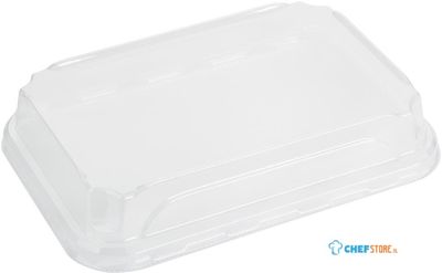 Fiesta Recyclable Fiesta Recycleerbare PET Deksel voor Nr. 3 Sushi Trays (Verpakking van 300) - HX293