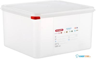 Araven | GN2/3 voedseldoos met deksel | 19 liter| DL983