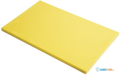 Gastro M HDPE snijplank geel 600x400x20 | GN345